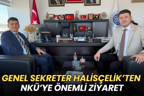 Tekirdağ haberleri - Ergül Halisçelik’ten NKÜ’ye ziyaret: Üniversite-şehir iş birliği masada