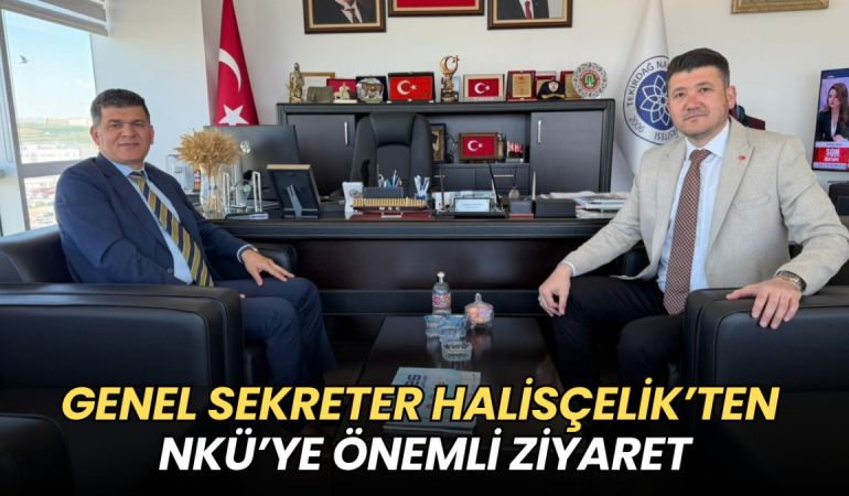 Ergül Halisçelik’ten NKÜ’ye ziyaret: Üniversite-şehir iş birliği masada 6 Tekirdağ haberleri - Ergül Halisçelik’ten NKÜ’ye ziyaret: Üniversite-şehir iş birliği masada