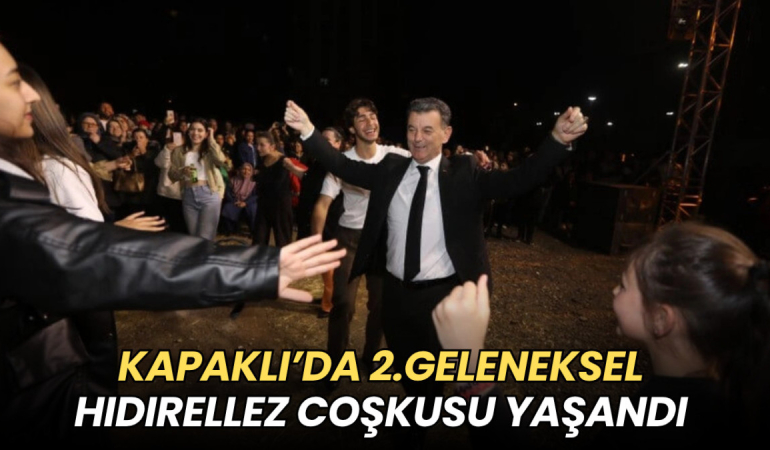 Kapaklı’da Hıdırellez coşkusu yaşandı 1 Tekirdağ haberleri - Kapaklı’da Hıdırellez coşkusu yaşandı