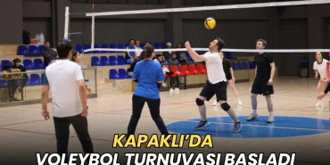 Tekirdağ haberleri - Kapaklı’da voleybol turnuvası başladı