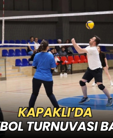 Kapaklı’da voleybol turnuvası başladı 10 Tekirdağ haberleri - Kapaklı’da voleybol turnuvası başladı