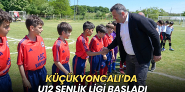 Tekirdağ haberleri - Küçükyoncalı’da U12 Şenlik Ligi başladı