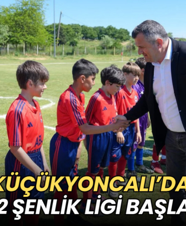 Tekirdağ haberleri - Küçükyoncalı’da U12 Şenlik Ligi başladı