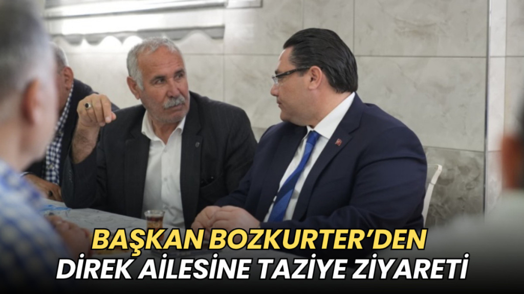 Tekirdağ haberleri - Başkan Bozkurter’den Direk ailesine taziye ziyareti
