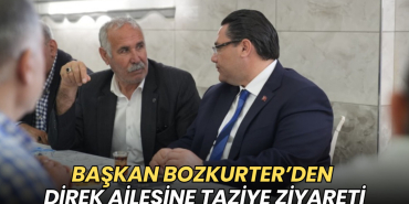Tekirdağ haberleri - Başkan Bozkurter’den Direk ailesine taziye ziyareti