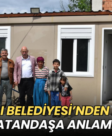Tekirdağ haberleri - Muratlı Belediyesi’nden ihtiyaç sahibi vatandaşa konteyner ev desteği