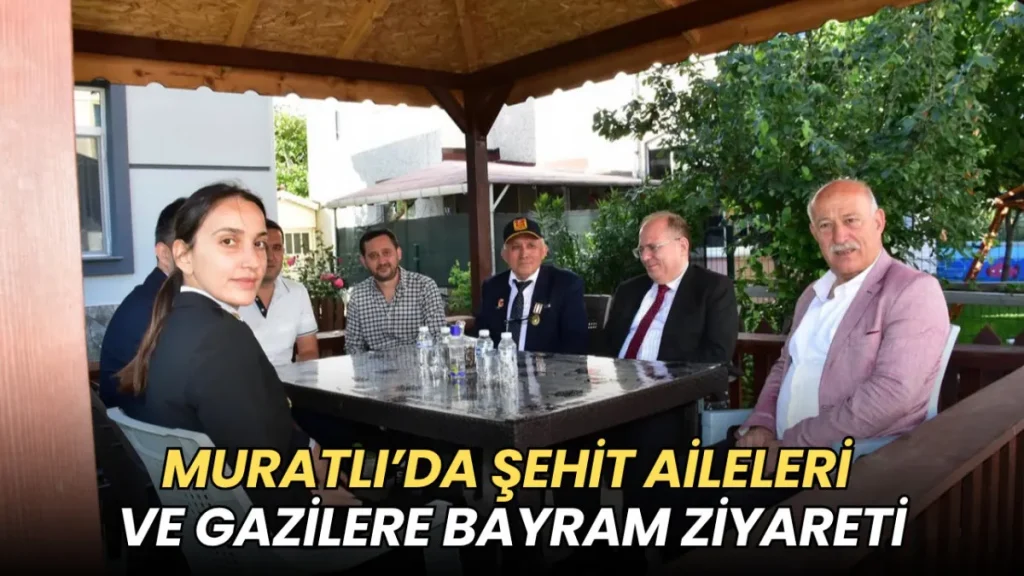 Tekirdağ haberleri - Muratlı’da şehit aileleri ve gazilere bayram ziyareti