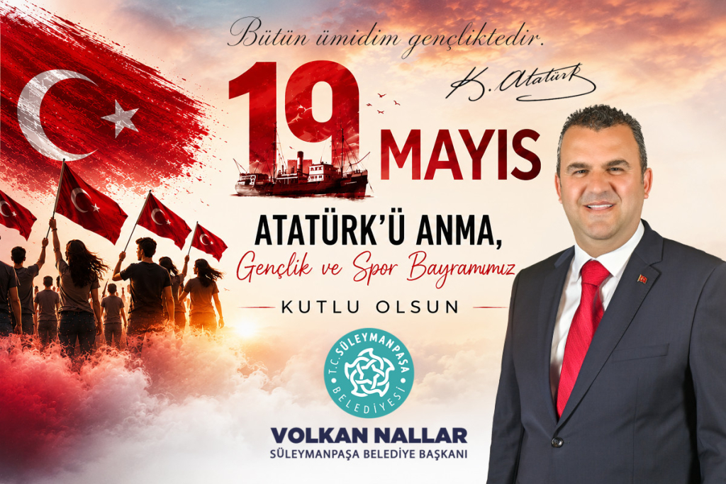 SÜLEYMANPAŞA BELEDİYESİ 19 MAYIS REKLAM GÖRSELİ