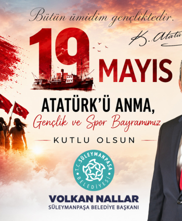 SÜLEYMANPAŞA BELEDİYESİ 19 MAYIS REKLAM GÖRSELİ