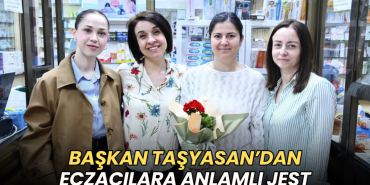 Tekirdağ haberleri - Başkan Taşyasan'dan eczacılara anlamlı jest