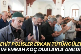 Şehit polisler Erkan Tütüncüler ve Emrah Koç dualarla anıldı 8 Tekirdağ haberleri - Şehit polisler Erkan Tütüncüler ve Emrah Koç dualarla anıldı