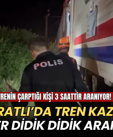Muratlı'da tren kazası: Trenin çarptığı kişi 3 saattir aranıyor! 10 Tekirdağ haberleri - Muratlı'da tren kazası: Trenin çarptığı kişi 3 saattir aranıyor!