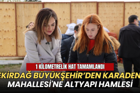Tekirdağ Büyükşehir’den Karadeniz Mahallesi'ne altyapı hamlesi: 1 kilometrelik hat tamamlandı 9 Tekirdağ haberleri - Tekirdağ Büyükşehir’den Karadeniz Mahallesi'ne altyapı hamlesi: 1 kilometrelik hat tamamlandı