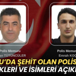 Çorlu’da şehit olan polislerin isimleri açıklandı 13 Tekirdağ haberleri - Çorlu’da şehit olan polislerin isimleri açıklandı