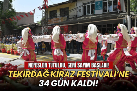 Tekirdağ haberleri - 60. Uluslararası Tekirdağ Kiraz Festivali için geri sayım başladı