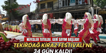 60. Uluslararası Tekirdağ Kiraz Festivali için geri sayım başladı 6 Tekirdağ haberleri - 60. Uluslararası Tekirdağ Kiraz Festivali için geri sayım başladı