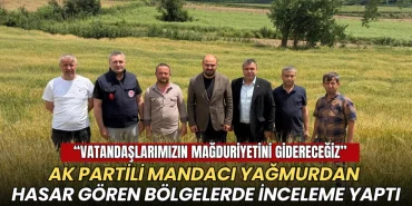 Tekirdağ haberleri - AK Partili Mandacı duyurdu: Süleymanpaşa’da yağmurdan etkilenen çiftçiler için destek süreci başlatıldı