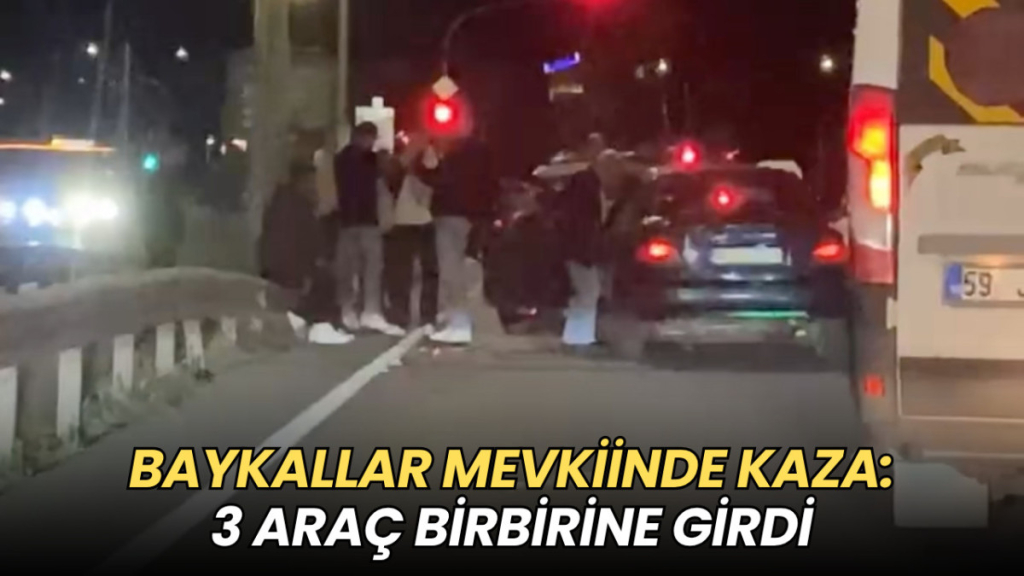 Tekirdağ haberleri - Süleymanpaşa’da zincirleme trafik kazası: 3 araç birbirine girdi