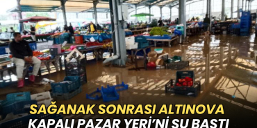 Tekirdağ’da sağanak sonrası Altınova Kapalı Pazar Yeri’ni su bastı 2 Tekirdağ haberleri - Tekirdağ’da sağanak sonrası Altınova Kapalı Pazar Yeri’ni su bastı