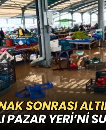 Tekirdağ haberleri - Tekirdağ’da sağanak sonrası Altınova Kapalı Pazar Yeri’ni su bastı