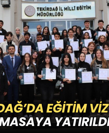 Tekirdağ’da eğitim vizyonu masaya yatırıldı 8 Tekirdağ haberleri - Tekirdağ’da eğitim vizyonu masaya yatırıldı
