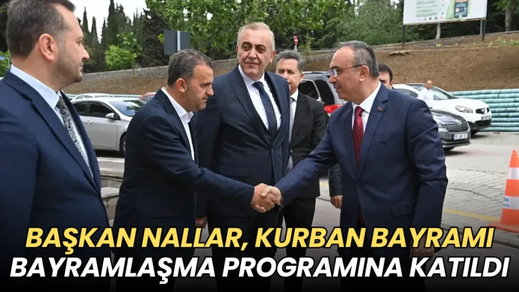 Tekirdağ haberleri - Volkan Nallar, Kurban Bayramı bayramlaşma programına katıldı