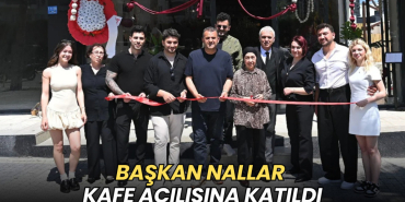 Tekirdağ haberleri - Volkan Nallar kafe açılışına katıldı