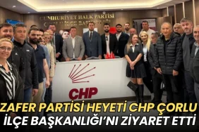 Tekirdağ haberleri - Zafer Partisi heyeti CHP Çorlu İlçe Başkanlığı’nı ziyaret etti
