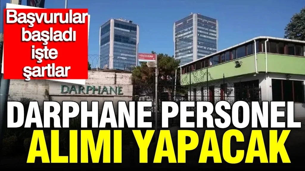 darphane işçi alımı 2026