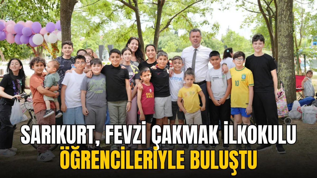 Ahmet Sarıkurt, Fevzi Çakmak İlkokulu öğrencileriyle buluştu