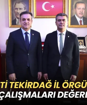 Tekirdağ haberleri - AK Parti Tekirdağ Örgütü'nün teşkilat çalışmaları değerlendirildi