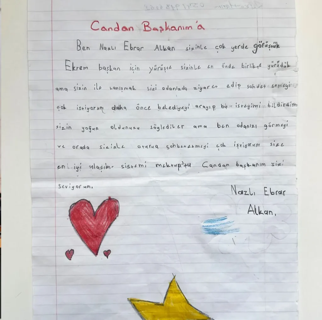Mektup yazdı, Başkan Yüceer ile buluştu 4 Tekirdağ haberleri - Mektup yazdı, Başkan Yüceer ile buluştu