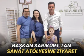 Başkan Sarıkurt’tan sanat atölyesine ziyaret 10 Çorlu haberleri - Başkan Sarıkurt’tan sanat atölyesine ziyaret