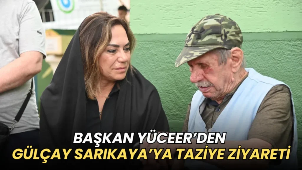 Tekirdağ haberleri - Candan Yüceer’den Gülçay Sarıkaya’ya taziye ziyareti