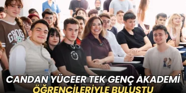 Candan Yüceer TEK Genç Akademi öğrencileriyle buluştu 6 Candan Yüceer haberleri - Candan Yüceer TEK Genç Akademi öğrencileriyle buluştu