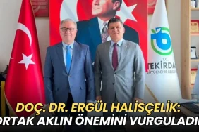 Tekirdağ haberleri - Doç. Dr. Ergül Halisçelik: Ortak aklın önemini vurguladık
