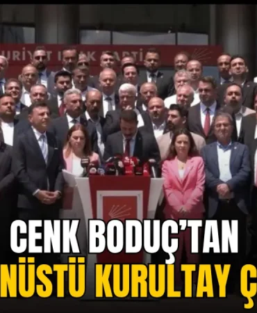 Cenk Boduç haberleri - Cenk Boduç’tan olağanüstü kurultay çağrısı