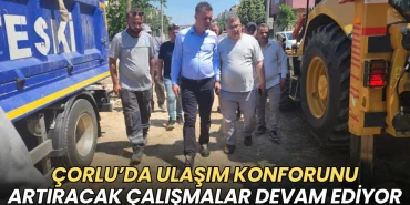 Tekirdağ haberleri - Ahmet Sarıkurt Havuzlar Mahallesi’ndeki çalışmaları yerinde inceledi