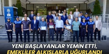 Çorlu haberleri - Çorlu Belediyesi’nde yemin ve emeklilik töreni bir arada gerçekleştirildi