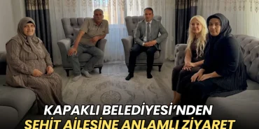 Kapaklı Belediyesi’nden şehit ailesine anlamlı ziyaret 5 Kapaklı haberleri - Kapaklı Belediyesi’nden şehit ailesine anlamlı ziyaret