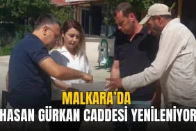 Malkara haberleri - Malkara’da Hasan Gürkan Caddesi yenileniyor