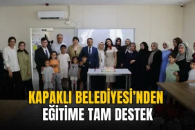 Kapaklı haberleri - Kapaklı’da okuma yazma kursunu tamamlayan kursiyerlere tebrik