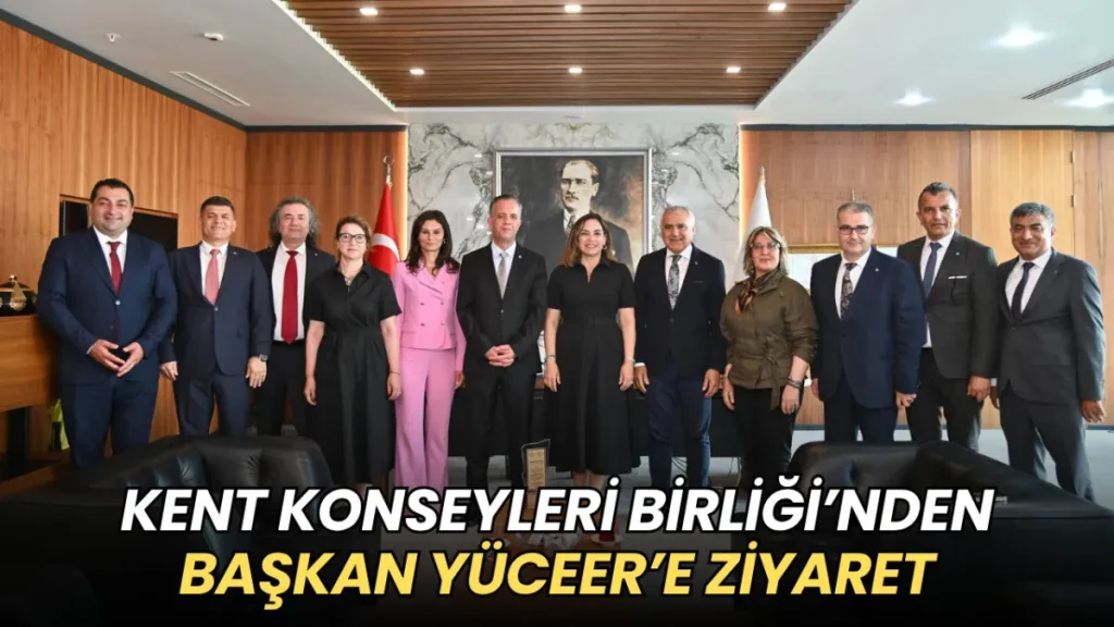Tekirdağ haberleri - Kent Konseyleri Birliği’nden Başkan Candan Yüceer’e ziyaret