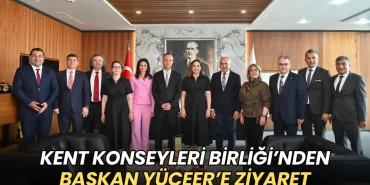Kent Konseyleri Birliği’nden Başkan Candan Yüceer’e ziyaret 6 Tekirdağ haberleri - Kent Konseyleri Birliği’nden Başkan Candan Yüceer’e ziyaret