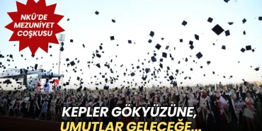 Keplere gökyüzüne, umutler geleceğe: NKÜ'de mezuniyet coşkusu! 5 NKÜ haberleri - Keplere gökyüzüne, umutler geleceğe: NKÜ'de mezuniyet coşkusu!