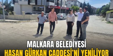 Malkara’da Hasan Gürkan Caddesi yenileniyor 19 Malkara haberleri - Malkara’da Hasan Gürkan Caddesi yenileniyor