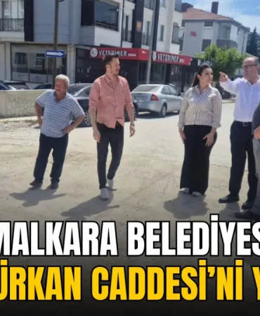 Malkara’da Hasan Gürkan Caddesi yenileniyor 13 Malkara haberleri - Malkara’da Hasan Gürkan Caddesi yenileniyor