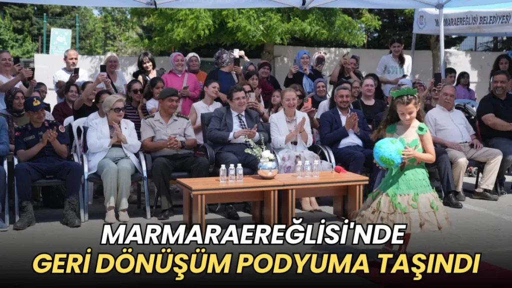 Marmaraereğlisi haberleri - Marmaraereğlisi'nde geri dönüşüm podyuma taşındı