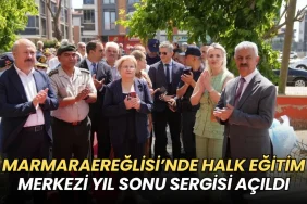 Tekirdağ haberleri - Marmaraereğlisi’nde Halk Eğitim Merkezi yıl sonu sergisi açıldı