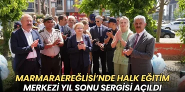 Marmaraereğlisi’nde Halk Eğitim Merkezi yıl sonu sergisi açıldı 3 Tekirdağ haberleri - Marmaraereğlisi’nde Halk Eğitim Merkezi yıl sonu sergisi açıldı